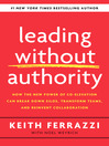 Cover image for Leading Without Authority